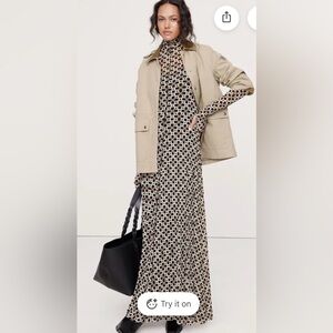 Banana Republic Mesh Plaid Dress